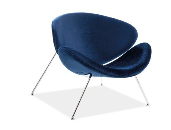 Крісло Signal Major Velvet Синій / Хром (Bluvel 86)